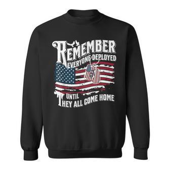We Wear Red Friday Military Support Our Troops Deployment Sweatshirt | Mazezy UK