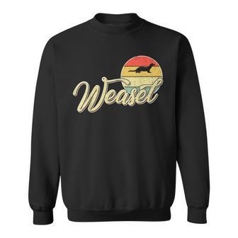 Weasel Vintage Retro Style For Weasel Lover Sweatshirt - Monsterry AU