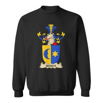 Weber Coat Of Arms Family Crest Sweatshirt - Monsterry DE