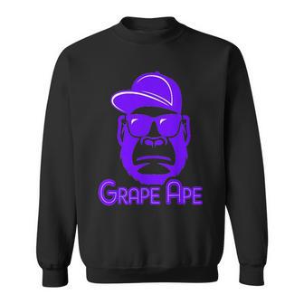 Weed Strains Grape Ape 420 Cannabis Culture Sweatshirt - Monsterry DE