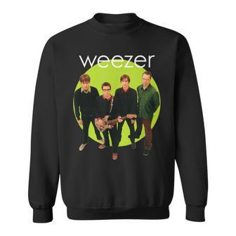 Weezer Green Album Circle Sweatshirt - Monsterry