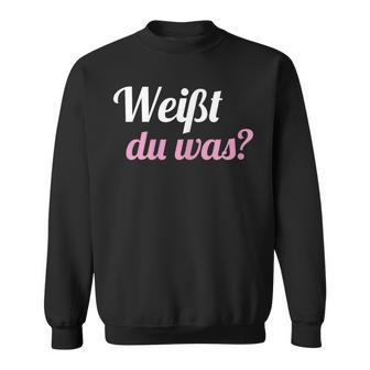 Weißt Du Was Reverse Ich Werde Eine Große Schwester Sweatshirt - Seseable