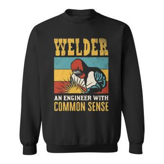 Welder An Engineer Welding Vintage Weld Welders Sweatshirt | Mazezy UK