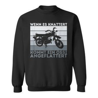 Wenn Es Knattert Simson Ddr Moped Two Stroke S51 Vintage Sweatshirt - Seseable