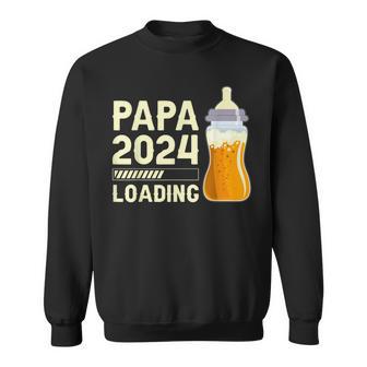 'Werdender Papa Zututkunft Papa Papa 2024 Loading' Sweatshirt - Geschenkecke