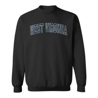 West Virginia Wv Vintage Sports Navy Sweatshirt - Monsterry AU