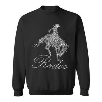 Western Cowgirl Bling Rhinestone Country Cowboy Riding Horse Sweatshirt - Monsterry AU