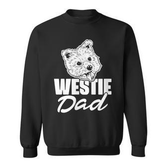 Westie Dad West Highland Terrier Father Father's Day Sweatshirt - Monsterry