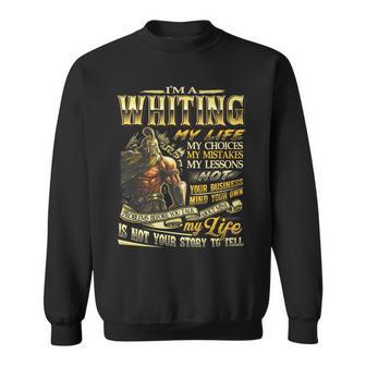 Whiting Family Name Whiting Last Name Team Sweatshirt - Seseable