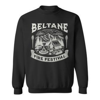 Wiccan Beltane Camping Outdoor Festival Wheel Of The Year Sweatshirt | Mazezy
