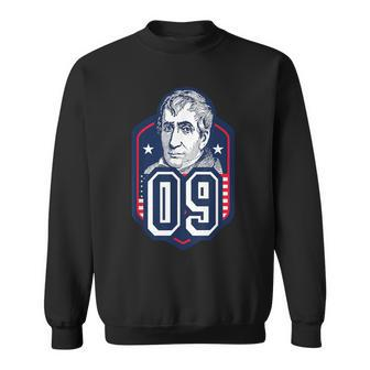William Henry Harrison Ninth President Jersey Style T Sweatshirt - Monsterry