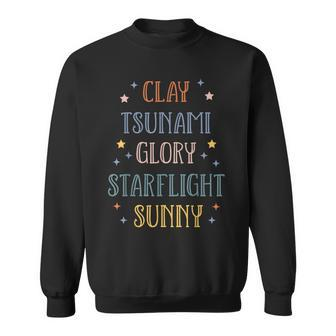 Wings Of Fire Clay Tsunami Glory Starflight Sunny Dragon Sweatshirt | Mazezy