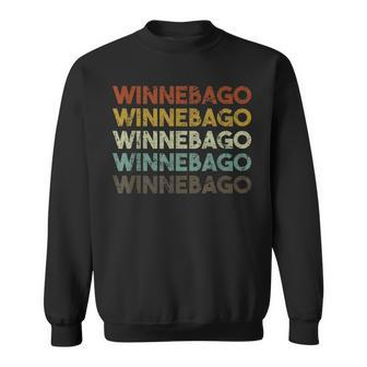 Winnebago Minnesota Retro Vintage City Sweatshirt - Monsterry