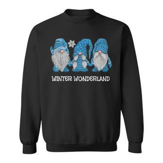 Winter Wonderland Gnomes Winter Snowy Gnomes Snow Gnome Sweatshirt - Monsterry