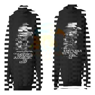 Wisconsin Dells Eagle Sweatshirt - Thegiftio