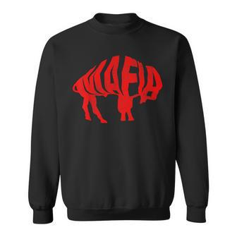 Wny Pride Faded Red Buffalo Sweatshirt - Monsterry DE