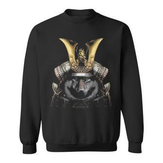 Wolf In Japanese Samurai Armor Sweatshirt | Mazezy