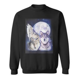 Wolf Moon For Women Sweatshirt | Mazezy
