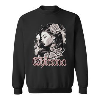 Woman's Chola Hispanic Latino Mexican Chicano Cholo Chicana Sweatshirt - Monsterry