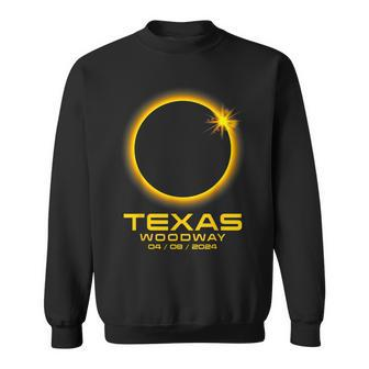 Woodway Texas Tx Total Solar Eclipse 2024 Sweatshirt - Monsterry DE