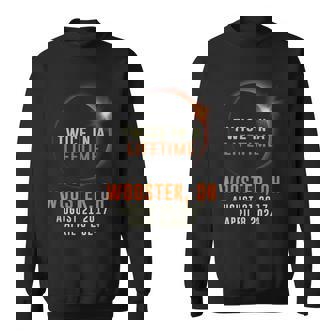 Wooster Ohio Total Solar Eclipse 2024 Twice In A Lifetime Sweatshirt - Thegiftio