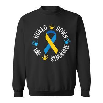 World Down Syndrome Day Awareness Socks Down Right 2024 Sweatshirt | Mazezy