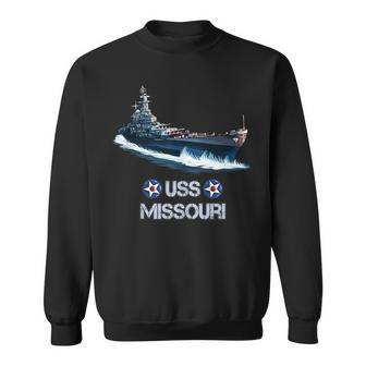 World War 2 United States Navy Uss Missouri Battleship Sweatshirt - Monsterry DE