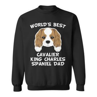 World's Best Cavalier King Charles Spaniel Dad Owner Sweatshirt | Mazezy