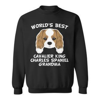 World's Best Cavalier King Charles Spaniel Grandma Sweatshirt | Mazezy