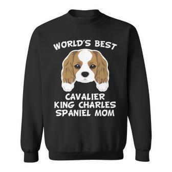 World's Best Cavalier King Charles Spaniel Mom Owner Sweatshirt | Mazezy