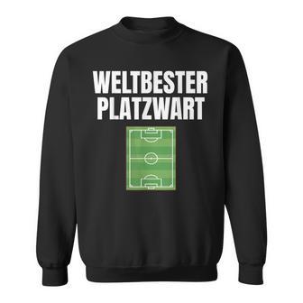 Worlds Best Platzwart Greenkeeper Football Pitch Sweatshirt - Geschenkecke