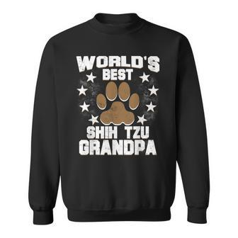 World's Best Shih Tzu Grandpa Dog Owner Sweatshirt - Monsterry UK