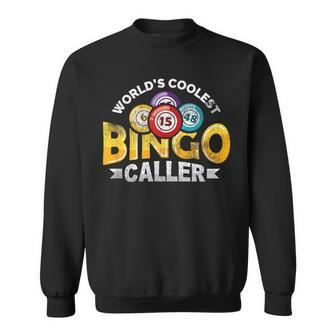 World's Coolest Bingo Caller Vintage Bingo Balls Sweatshirt - Monsterry