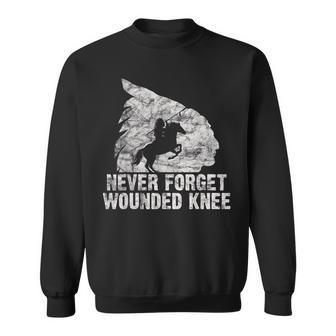 Wounded Knee Native American Lakota Tribe Chief Vintage Sweatshirt - Monsterry DE