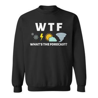 Wtf Whats The Forecast T Meterologist Weather Sweatshirt - Monsterry DE
