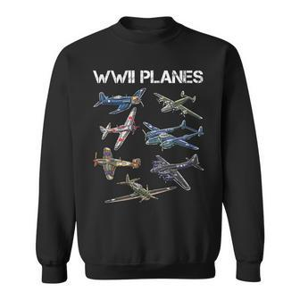 Ww2 Planes Zero B-17 Flying Fortress Spitfire Ww2 Warbirds Sweatshirt - Monsterry