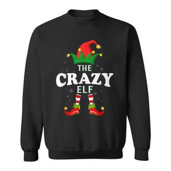 Xmas Crazy Elf Family Matching Christmas Pajama Sweatshirt - Monsterry