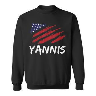 Yannis Citizenship Forename Birthday Personalized Name Sweatshirt - Seseable