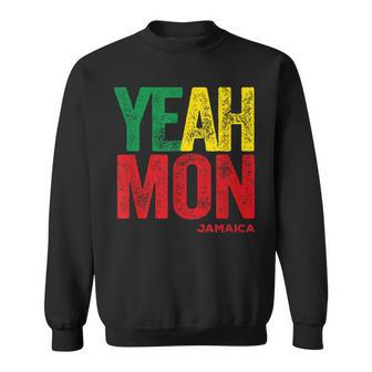 Yeah Mon Retro Jamaica Patois Slang Jamaican Souvenir Patwah Sweatshirt - Thegiftio UK