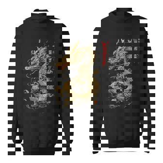 Year Of The Dragon 2024 Chinese New Year Party Retro Vintage Sweatshirt - Thegiftio