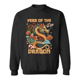 Year Of The Dragon 2024 Traditional Dragon Chinese New Year Sweatshirt - Thegiftio UK