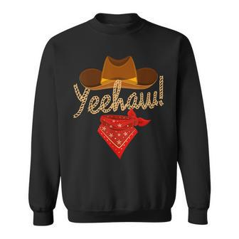 Yeehaw Western Country Howdy Southern Cowboy Yee Haw Vintage Sweatshirt - Monsterry AU