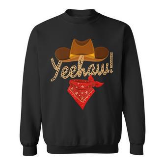 Yeehaw Western Country Howdy Southern Cowboy Yee Haw Vintage Sweatshirt - Monsterry CA