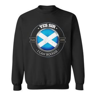 Yes Sir I Can Boogie No Scotland No Party Saltire Sweatshirt - Monsterry DE