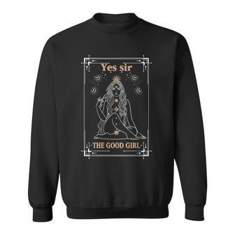 Yes Sir The Good-Girl The Good-Girl Tarot Card Smut Book Sweatshirt | Seseable CA