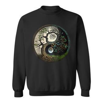 Yin Yang Arbre Deie Drôle Sweater e - Cadeauxyz