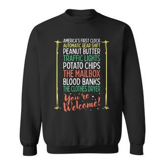You're Welcome Black History Month Pride African Inventors Sweatshirt - Thegiftio UK