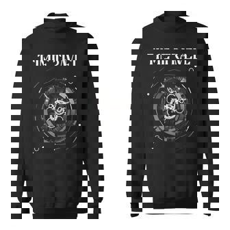 Zeitreise Steampunk Zeitwissenschaft Time Traveler Sweatshirt - Seseable