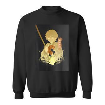 Zenitsu Thunder Breathing Technique Sweatshirt - Monsterry UK