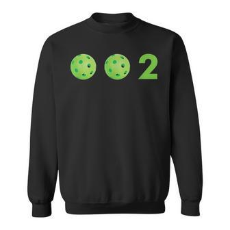 Zero Zero Two 0 0 2 Cute Pickleball Sweatshirt - Monsterry